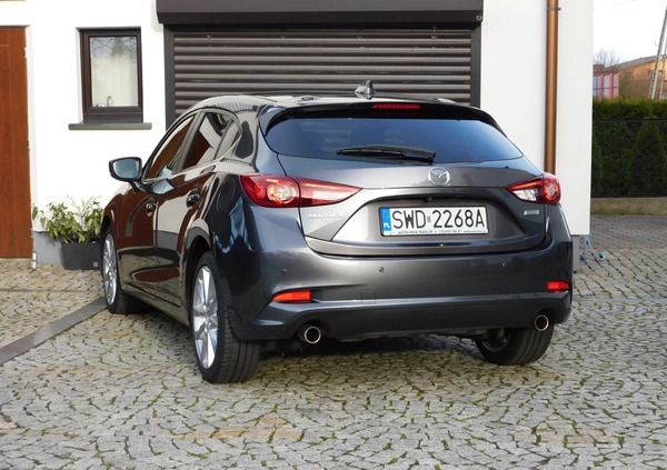 Mazda 3 cena 67900 przebieg: 93000, rok produkcji 2018 z Olsztynek małe 562